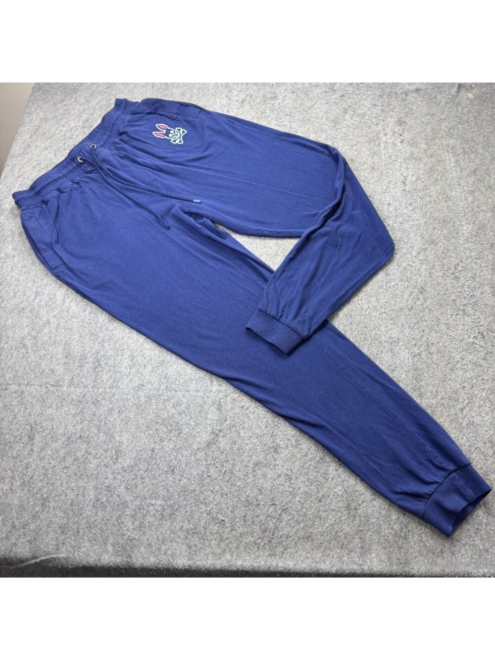 Psycho Bunny Jersey Lounge Jogger Men XL Blue Lightweight 34"